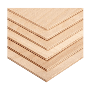 madera prefabricada tipo plywood en presentacion de planchas