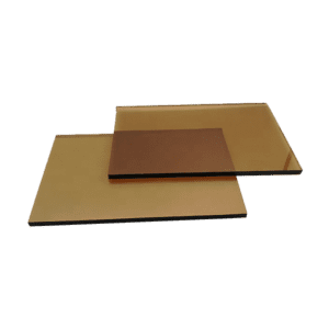 vidrio flotado bronce en presentacion de planchas de 5mm grosor