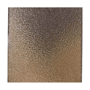 vidrio nevado bronce presentacion en plancha con grosor de 5mm