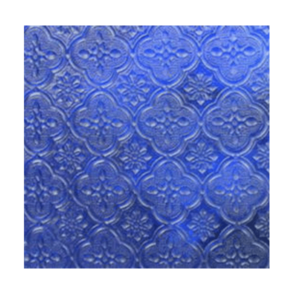 vidrio ojo de buey azul en presentacion de plancha con grosor de 3mm