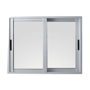 ventana corrediza de aluminio, 2000