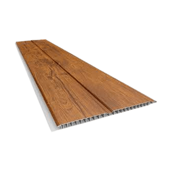 plancha cielo falso pvc laminada roble con división