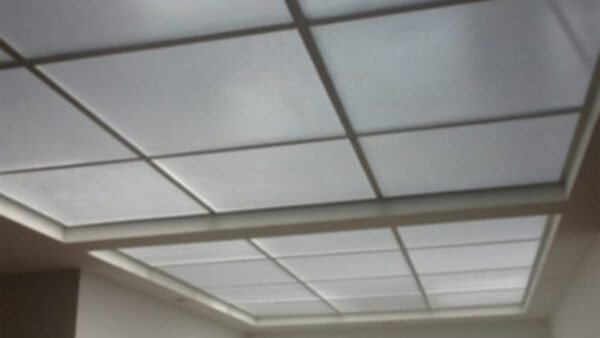 muestra cielo falso vinil tipo difusor