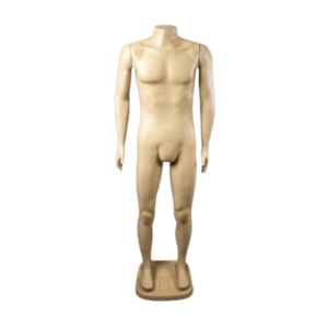maniquí de caballero sin cabeza color beige