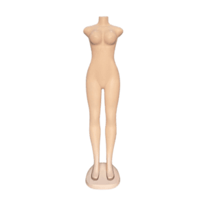 maniquí de dama sin cabeza color beige