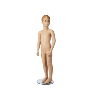 maniquí niño con cabeza color beige