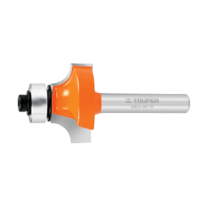 broca router redondear c/balero color naranja y plateado