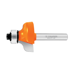 broca router pecho paloma color naranja y plateado