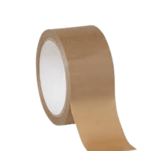 rollo de cinta selladora café