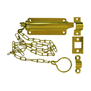 pasador con cadena color dorado