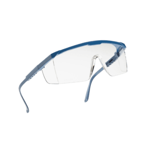lentes, transparentes marco azul