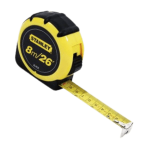 metro plastico amarillo con negro