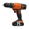 barreno inalámbrico color naranja y negro