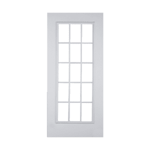 puerta de metal 15 luces