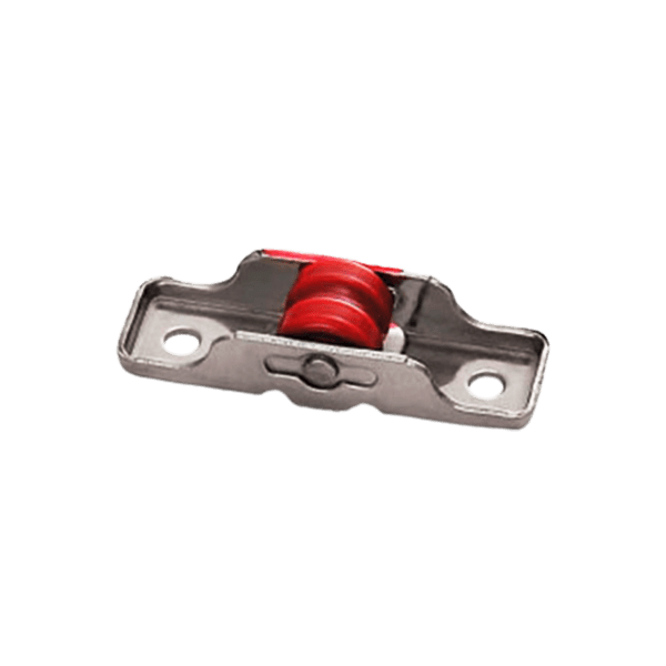 rodo plastico acanalado, metalico con rojo