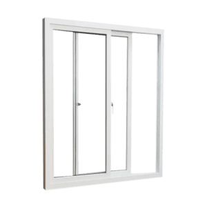puerta corrediza de pvc color blanco